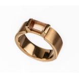 14 kt Gold Turmalin-Ring,   GG 585/000, facett.