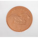 20 Andorra Eagle/Kupferbarren, 1 centime 2014 jede Münze