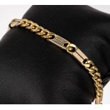 18 kt Gold Armband, GG/WG 750/000, ca. 31.9g, L. ca. 20