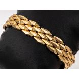 18 kt Gold Armband, ca. 32.4 g, GG 750/000,5-rhg.