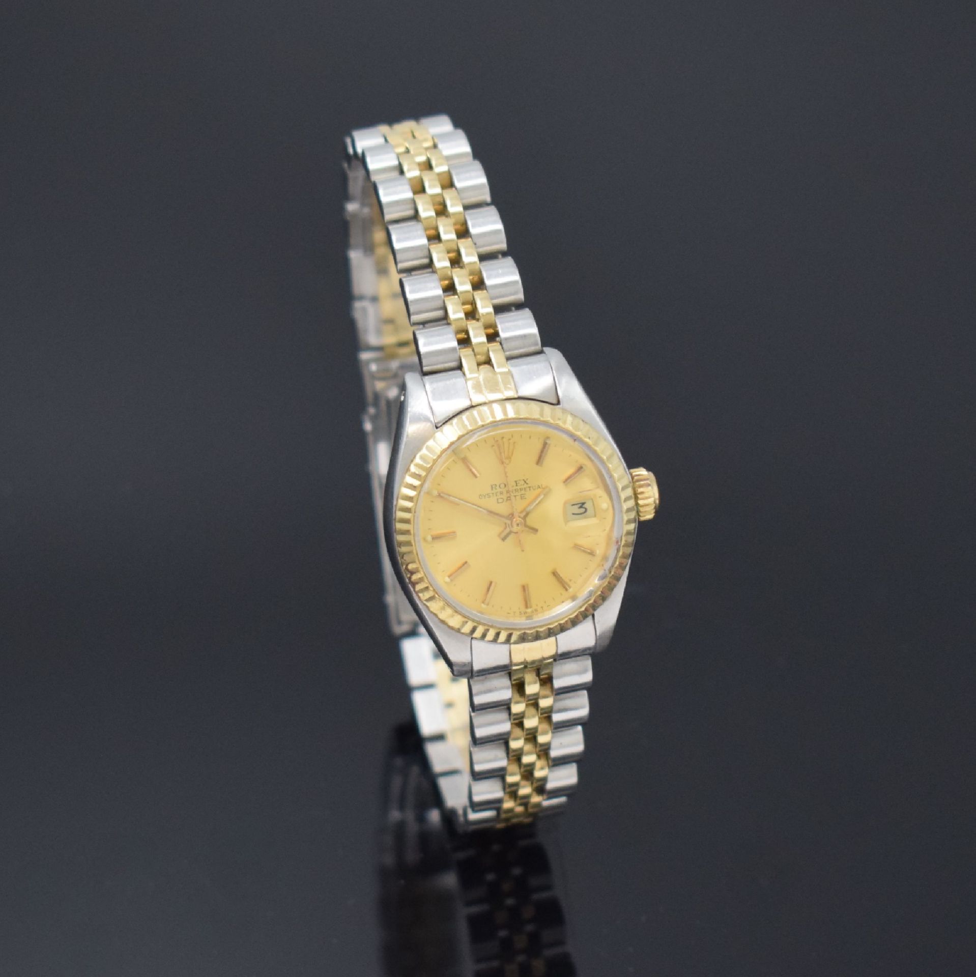 ROLEX Damenarmbanduhr Oyster Perpetual Date Referenz 6917, - Bild 4 aus 6