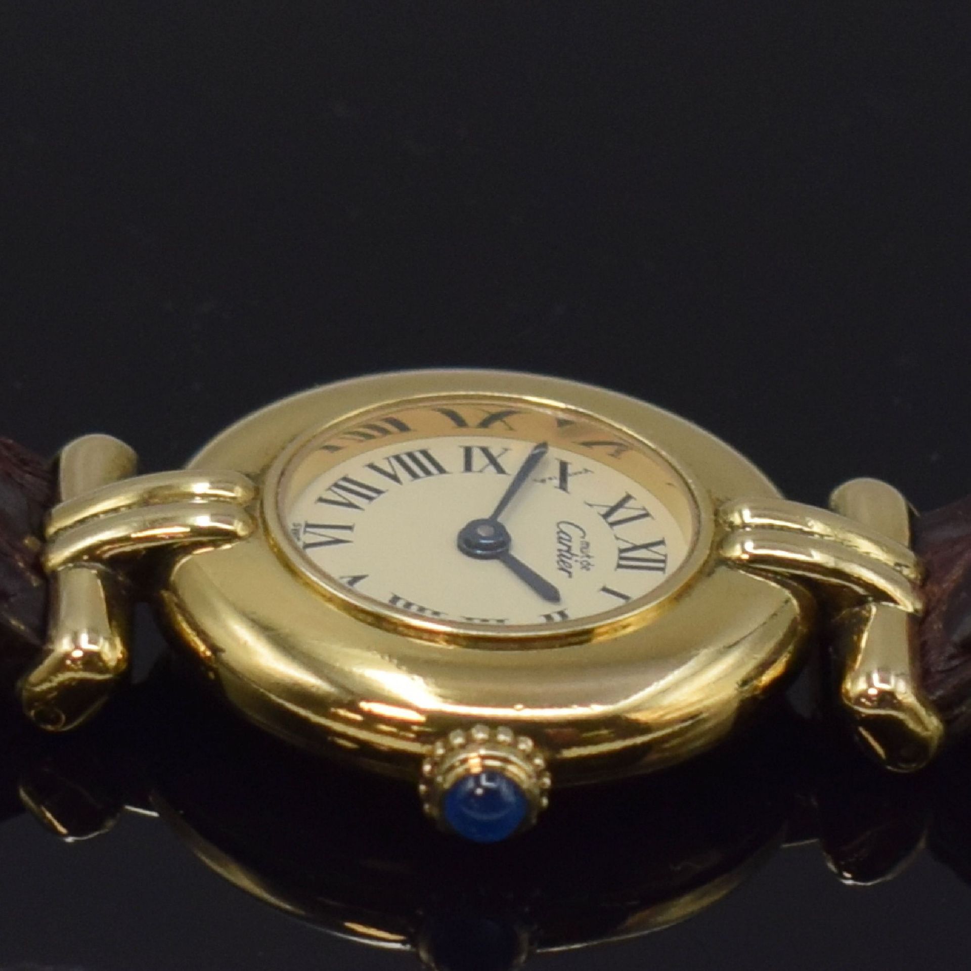 CARTIER Damenarmbanduhr Vermeil Referenz 590002, Schweiz - Bild 4 aus 5