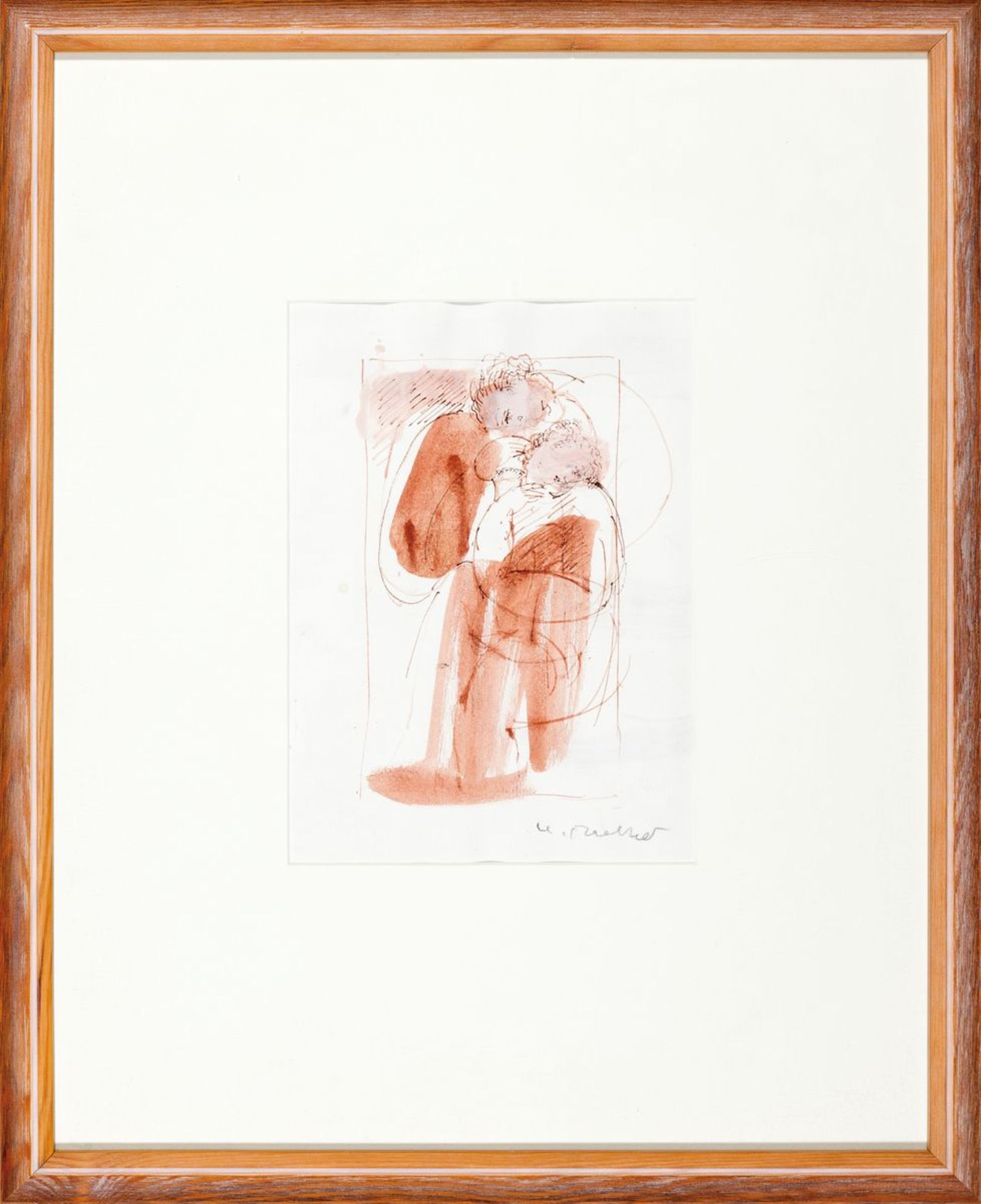 Christiane Maether, geb. 1941, 2 aquarellierte - Bild 5 aus 6