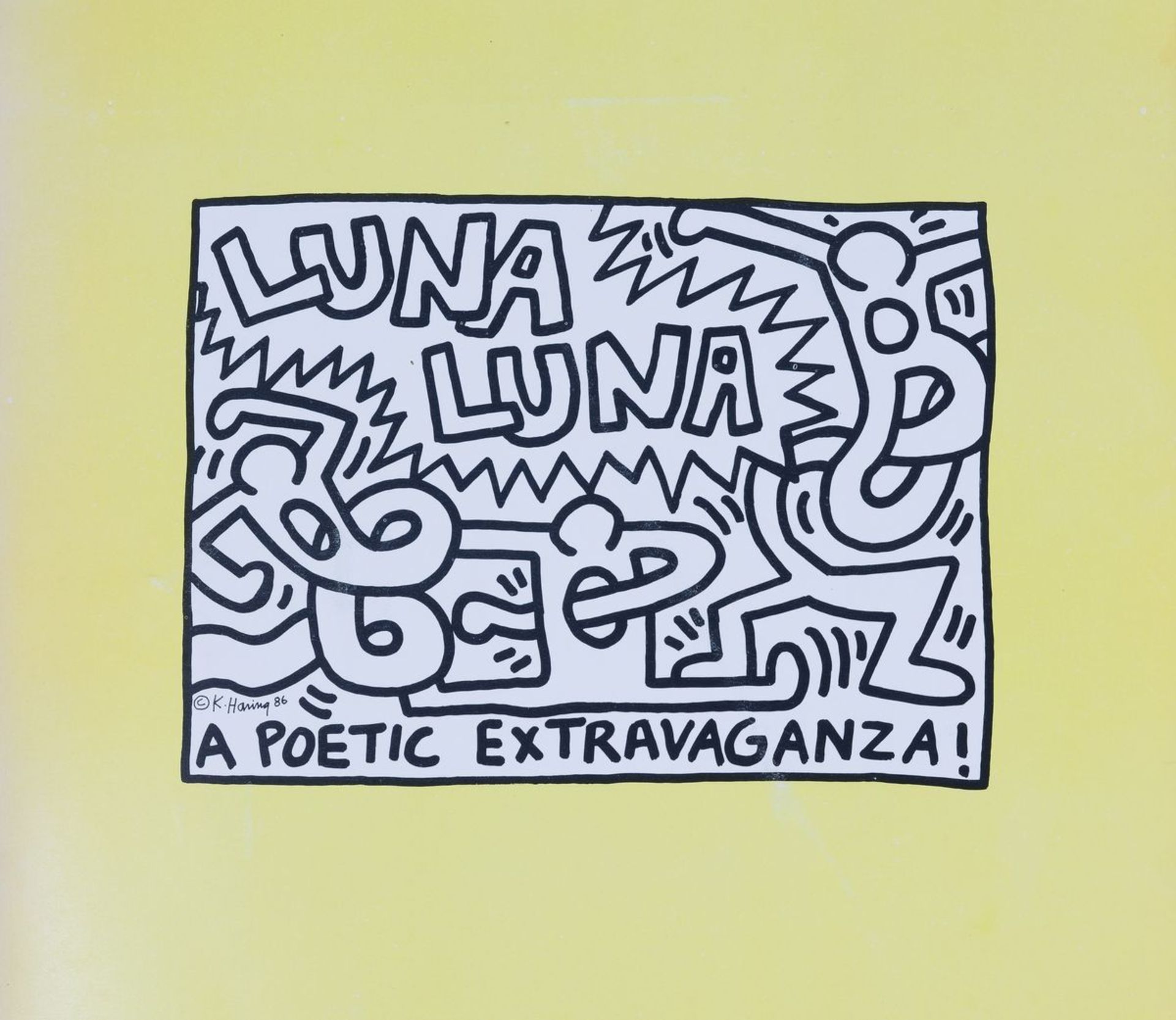 Keith Haring, 1958-1990, 'Luna Luna Karussel, von 1986, - Image 5 of 7