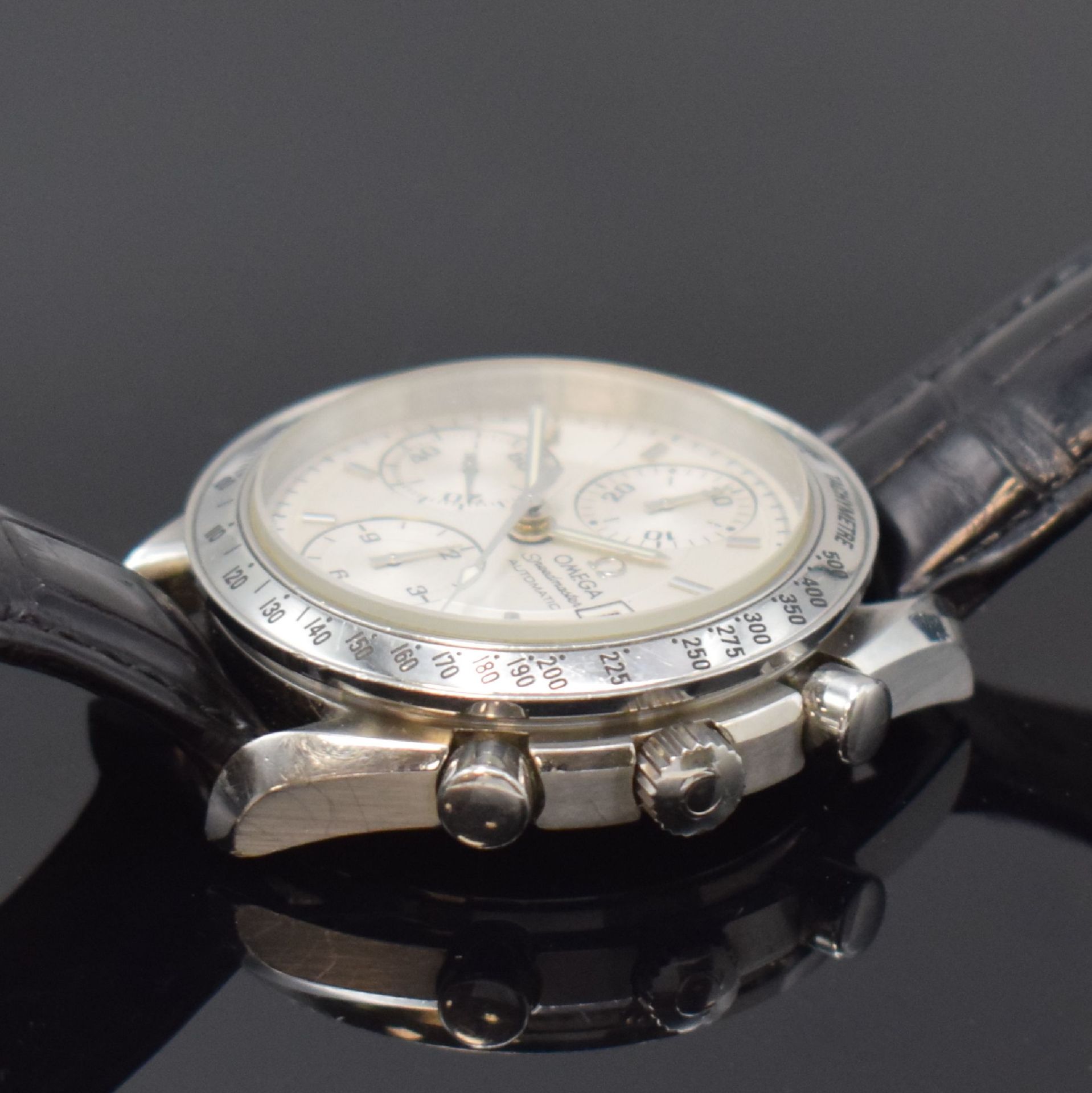 OMEGA Speedmaster Herrenarmbanduhr mit Chronograph - Bild 4 aus 8