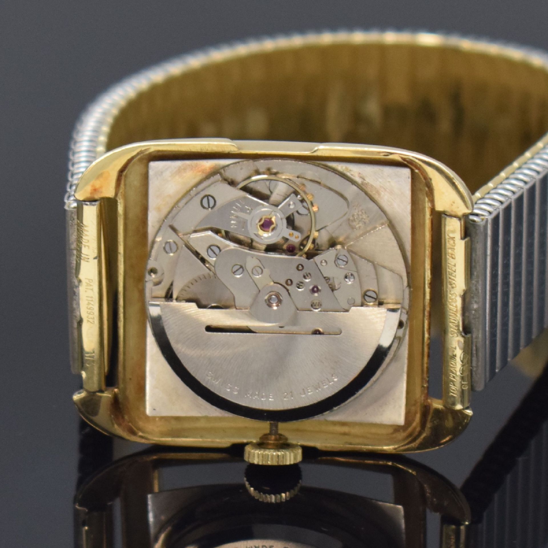 RENZ Armbanduhr in GG 585/000, Schweiz um 1950, - Bild 6 aus 6