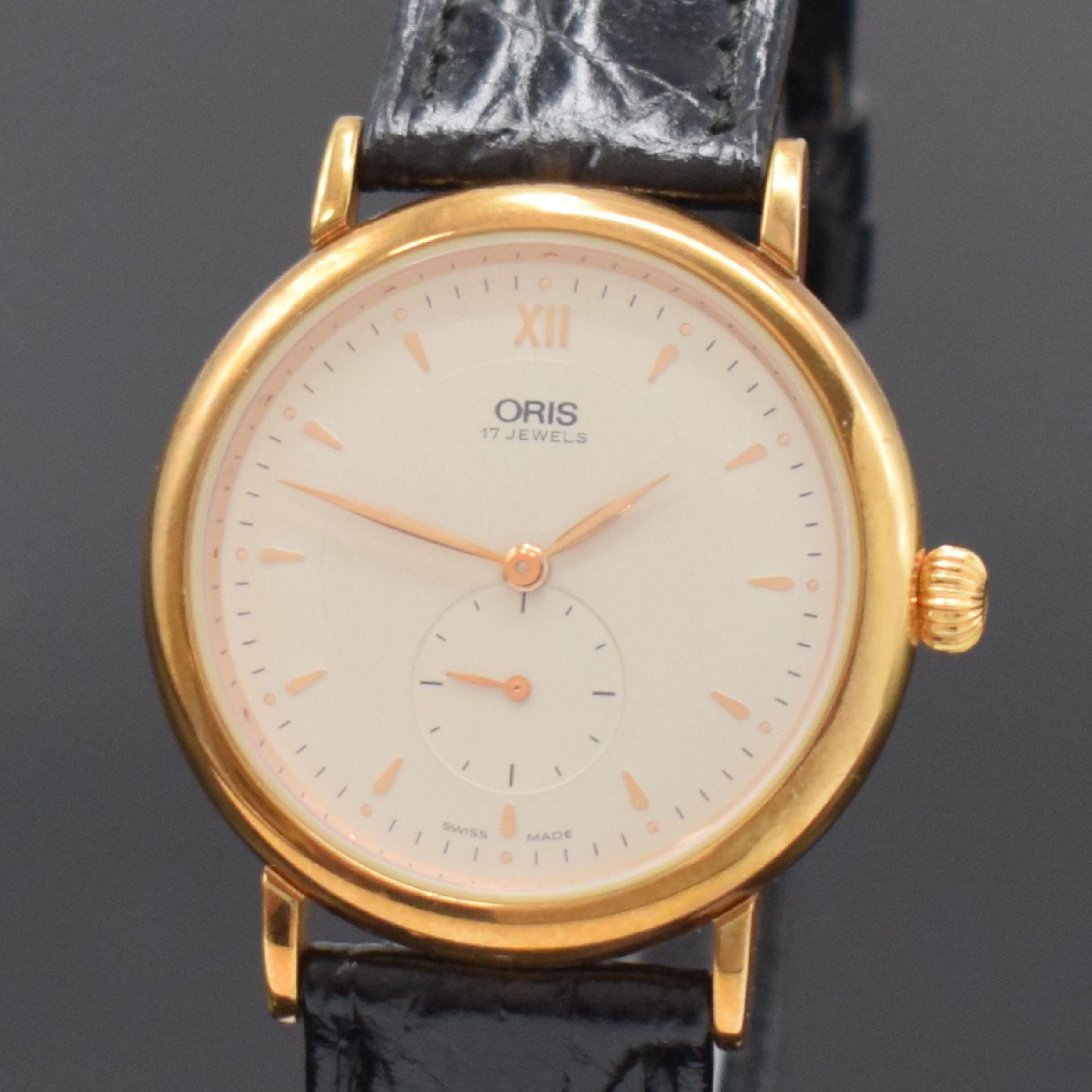 ORIS Classic Herrenarmbanduhr Referenz 7423, Schweiz um - Bild 2 aus 5