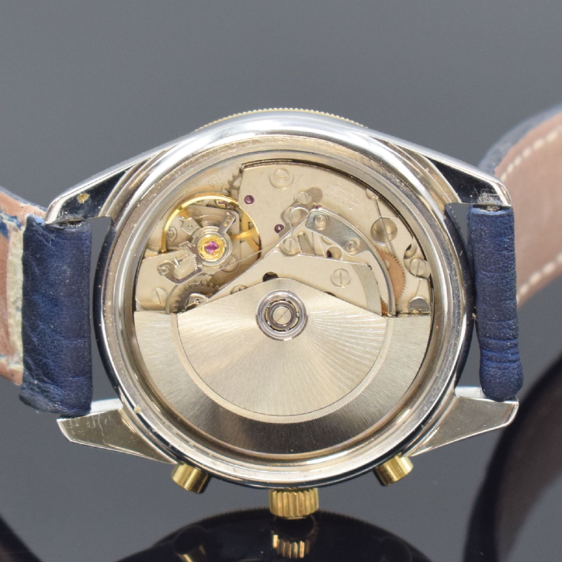 JAQUET GIRARD Armbandchronograph in Stahl, Automatik, - Image 6 of 6