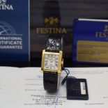 FESTINA Damenarmbanduhr in GG 750/000, Schweiz um 2015,