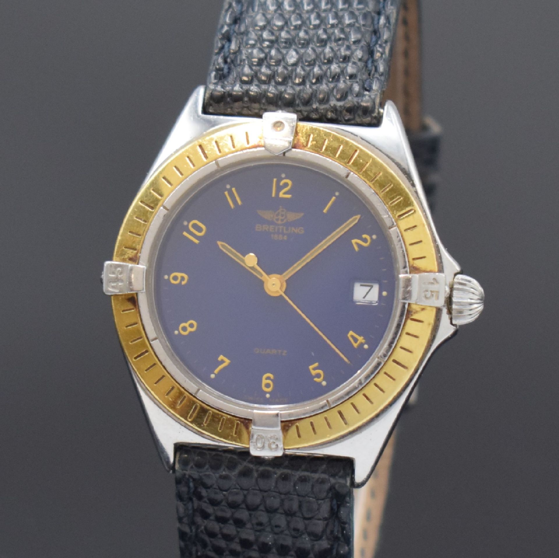 BREITLING Armbanduhr Referenz D57045, Schweiz 1990er - Image 2 of 5