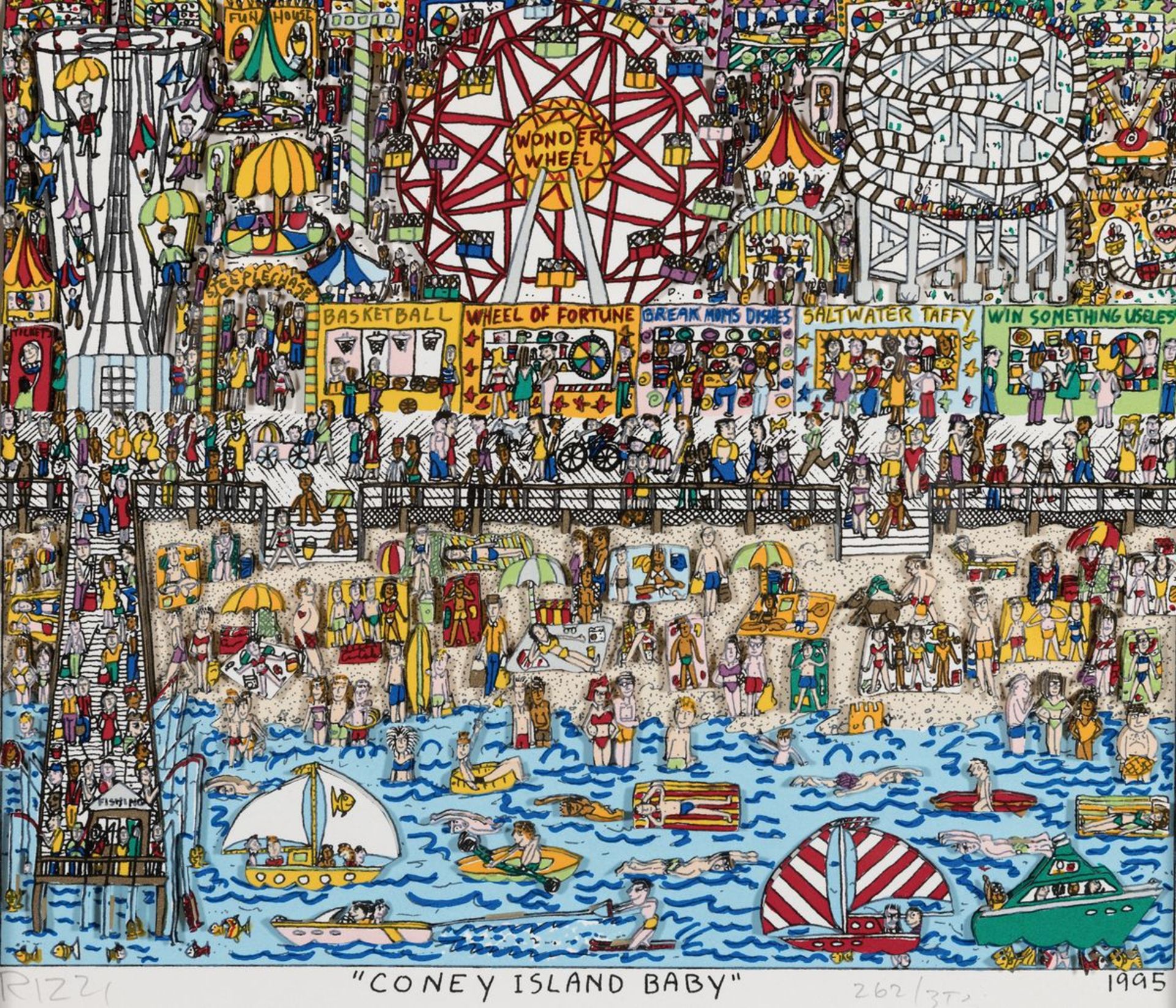 James Rizzi, 1950 - 2011 New York, 'Coney Island Baby',