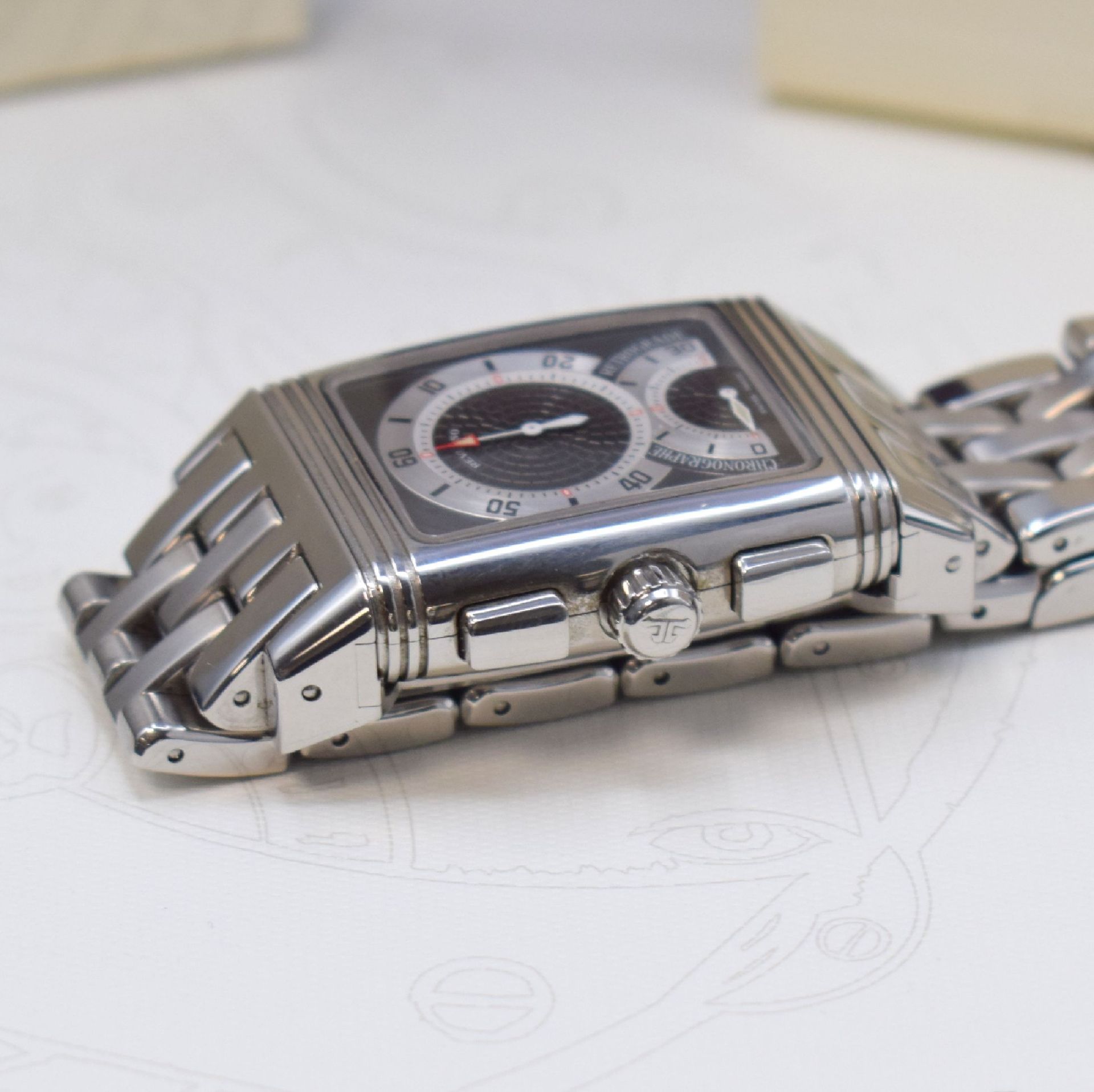 Jaeger-LeCoultre Herrenarmbanduhr Modell Reverso Gran - Image 5 of 7