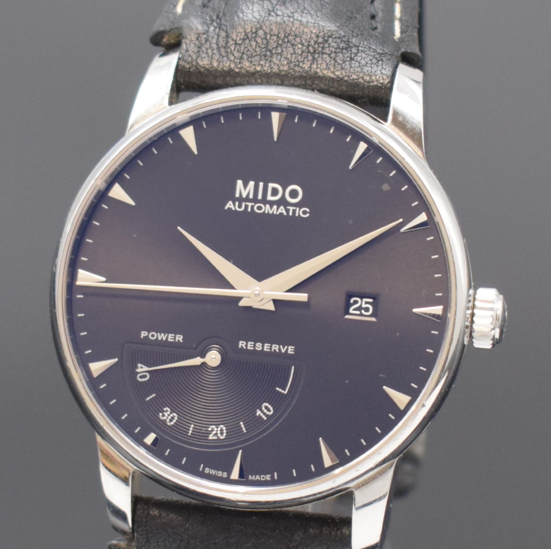 MIDO Baroncelli II Herrenarmbanduhr in Stahl Referenz - Bild 2 aus 5