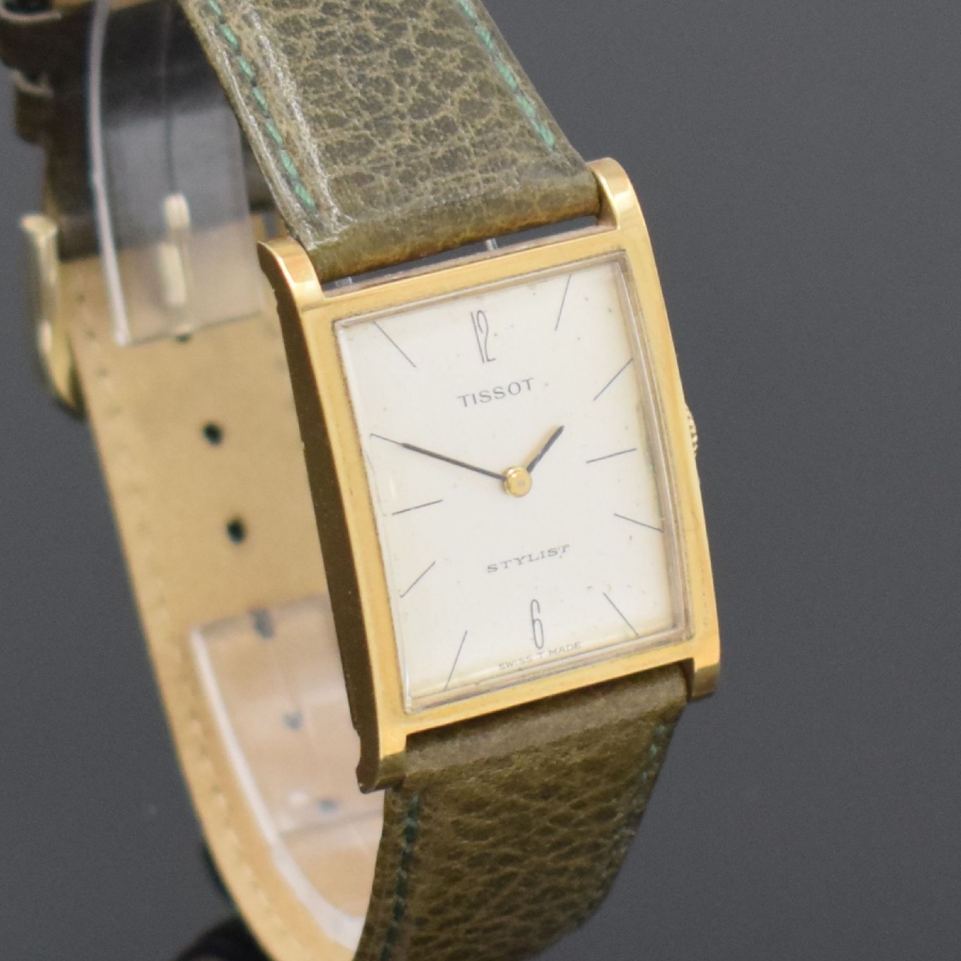 TISSOT Stylist Armbanduhr in GG 585/000, Schweiz um 1965, - Image 4 of 5
