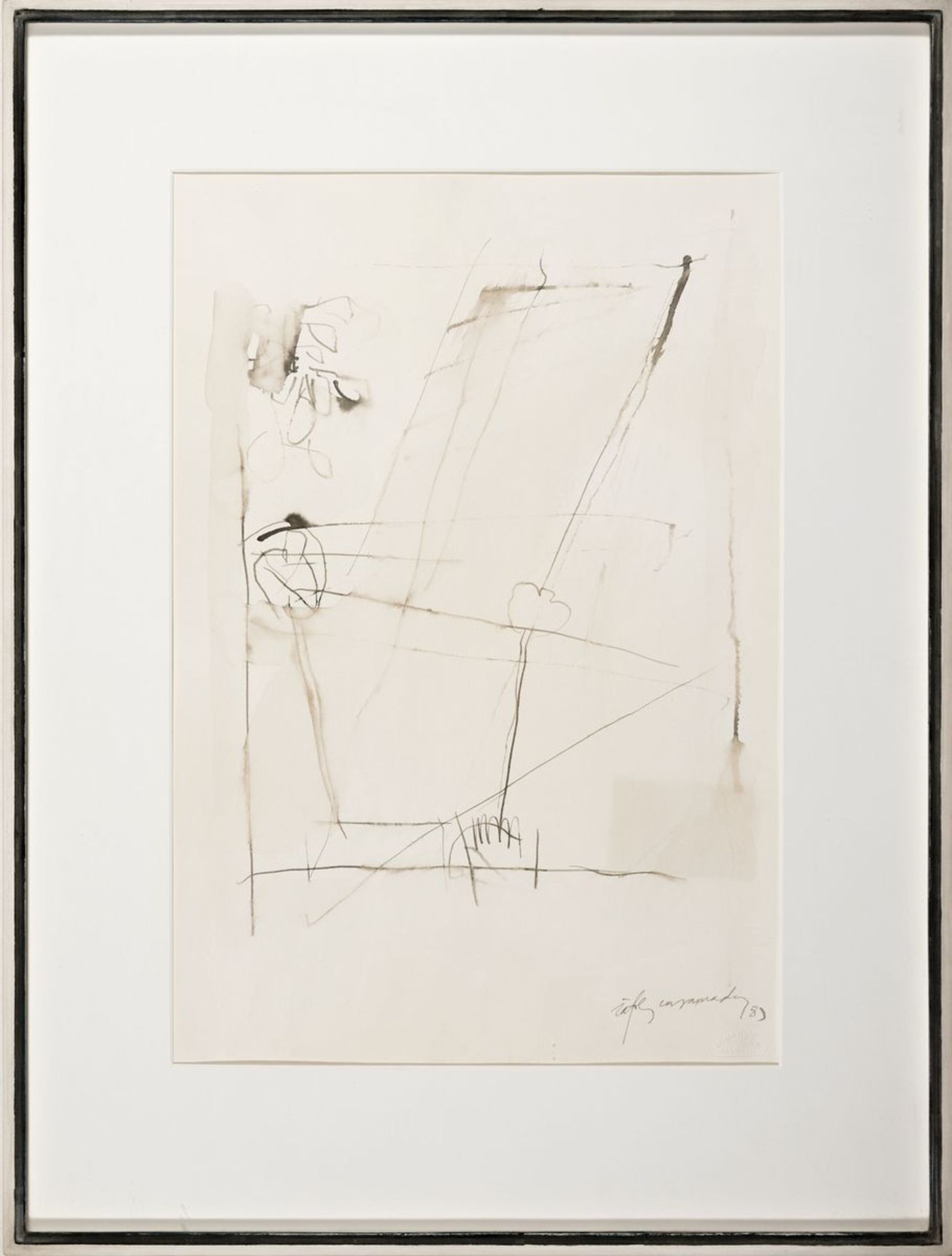 Alberto Rafols Casamada, 1923-2009 Barcelona , Aquarell - Image 2 of 2