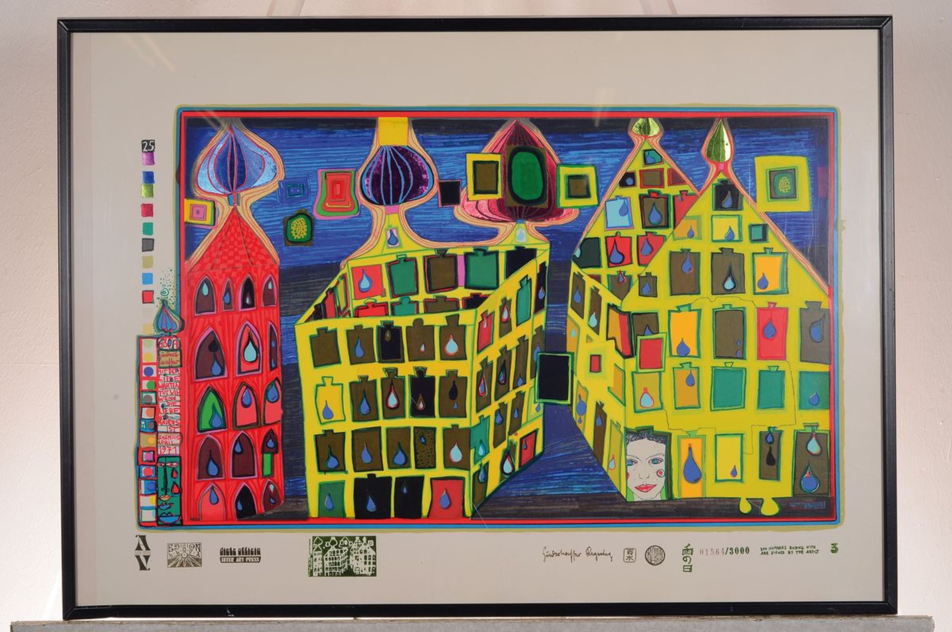 Friedensreich Hundertwasser, 1928-2000, Look at it on a - Bild 2 aus 2