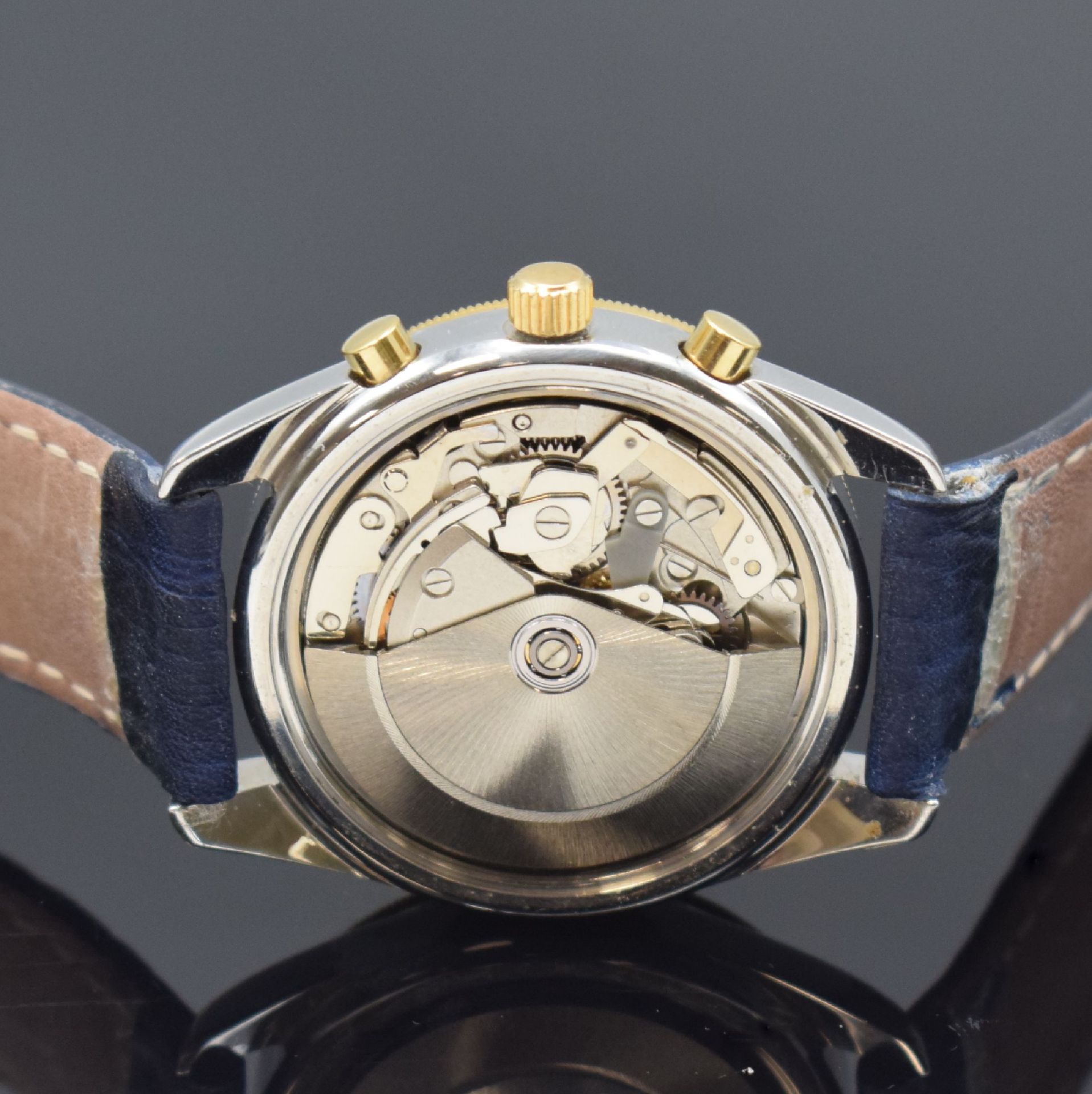 JAQUET GIRARD Armbandchronograph in Stahl, Automatik, - Image 5 of 6