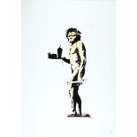Not Banksy, sign., num. 21/150, Trockenstempel, ca. 70x50