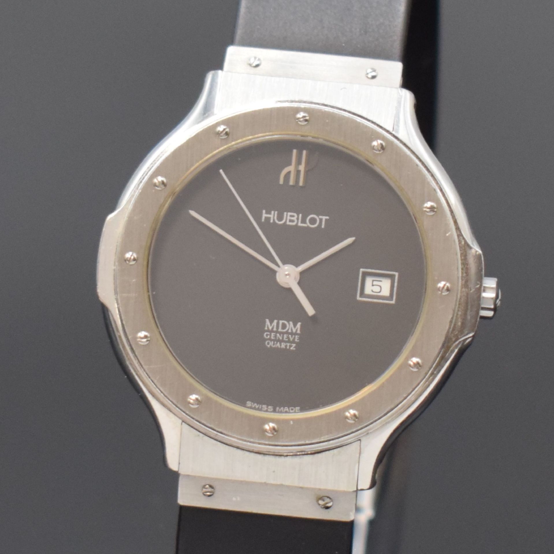 HUBLOT MDM Armbanduhr in Stahl Referenz 140.10.1, Schweiz - Bild 2 aus 5