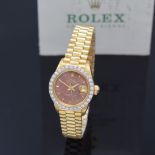 ROLEX Oyster Perpetual Datejust Damenarmbanduhr in GG