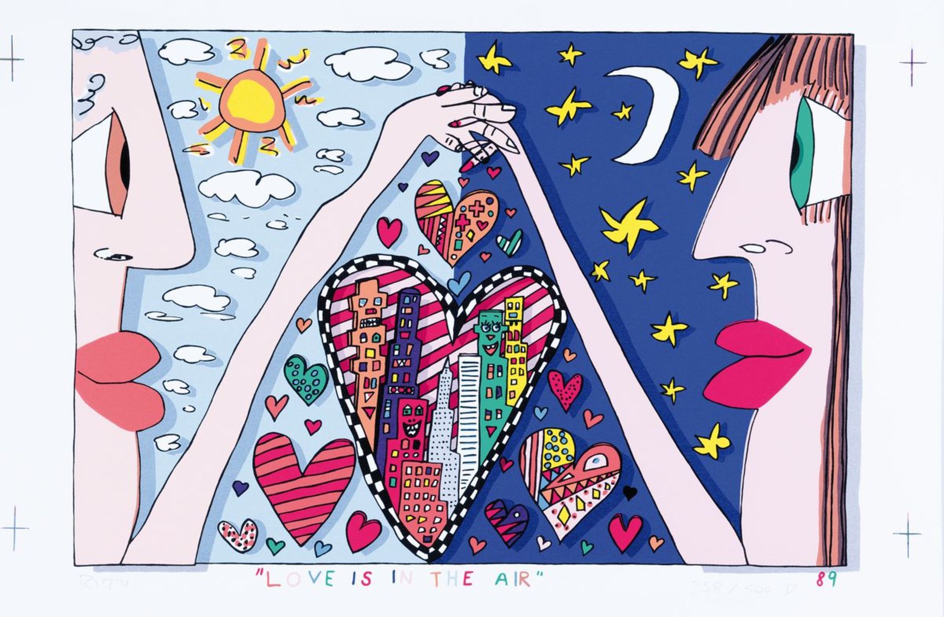 James Rizzi, 1950-2011 New York, Love is in the air, - Image 2 of 2