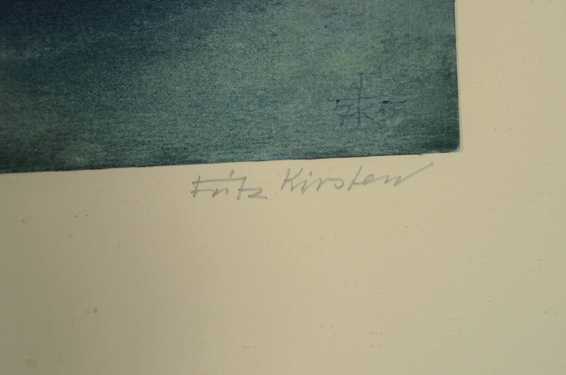 Fritz Kirsten, Maler des 20. Jahrhunderts, Konvolut aus 4 - Image 3 of 5
