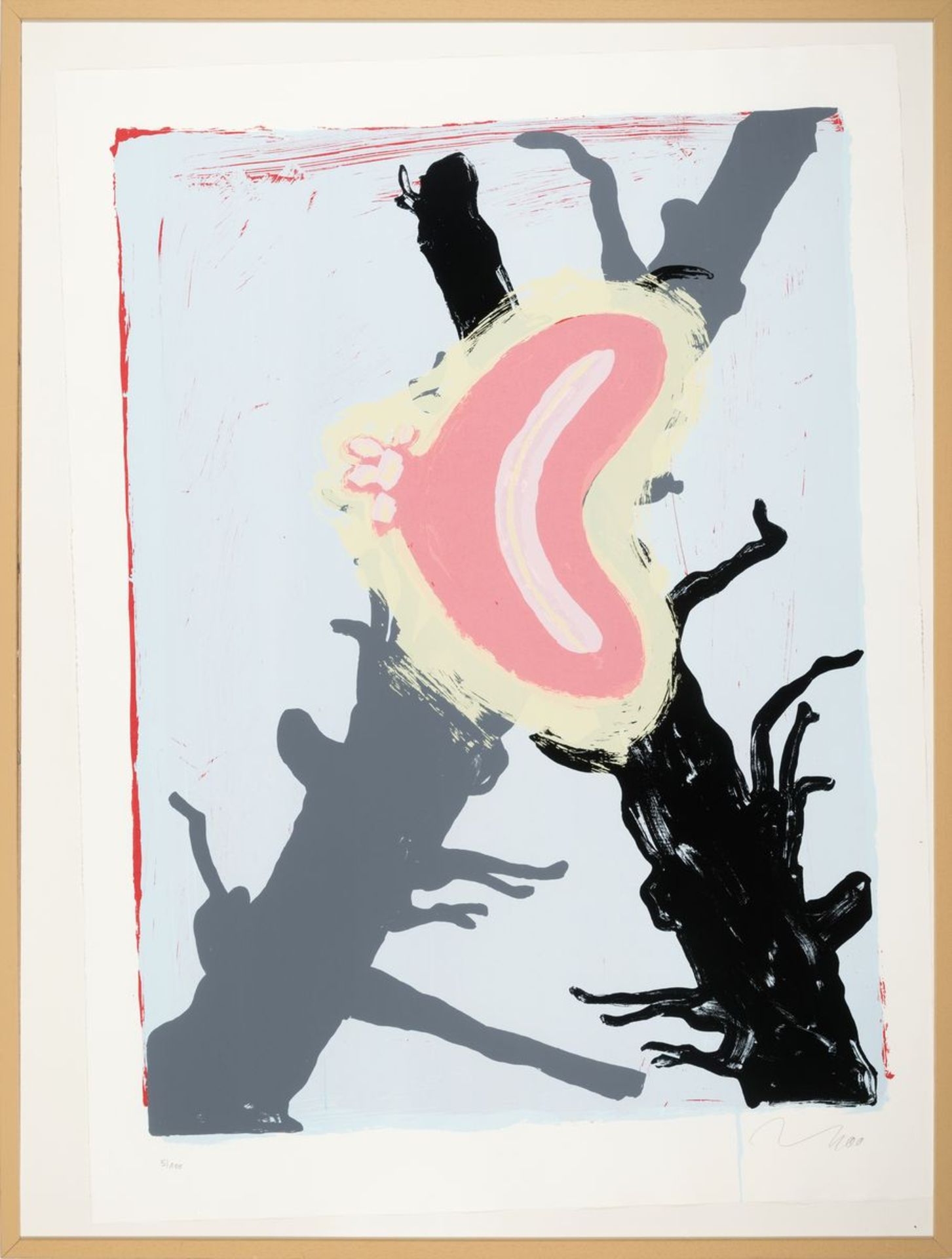 Jörg Immendorf, 1945-2007, ohne Titel, um 2000, - Image 2 of 2