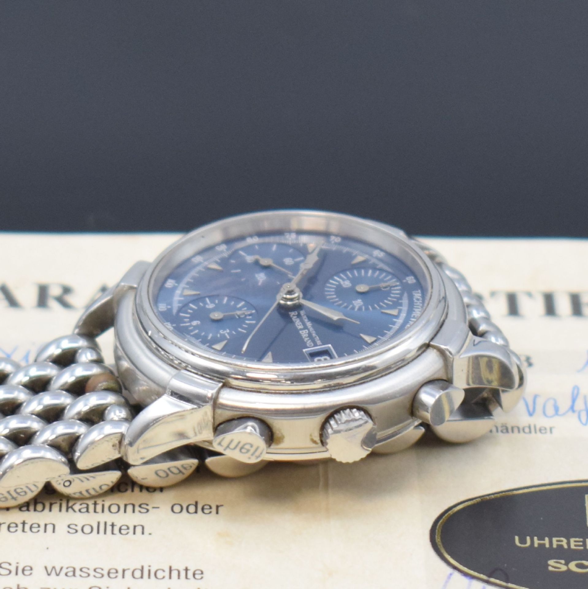 RAINER BRAND Armbandchronograph Modell Axiom, Automatik, - Image 4 of 6