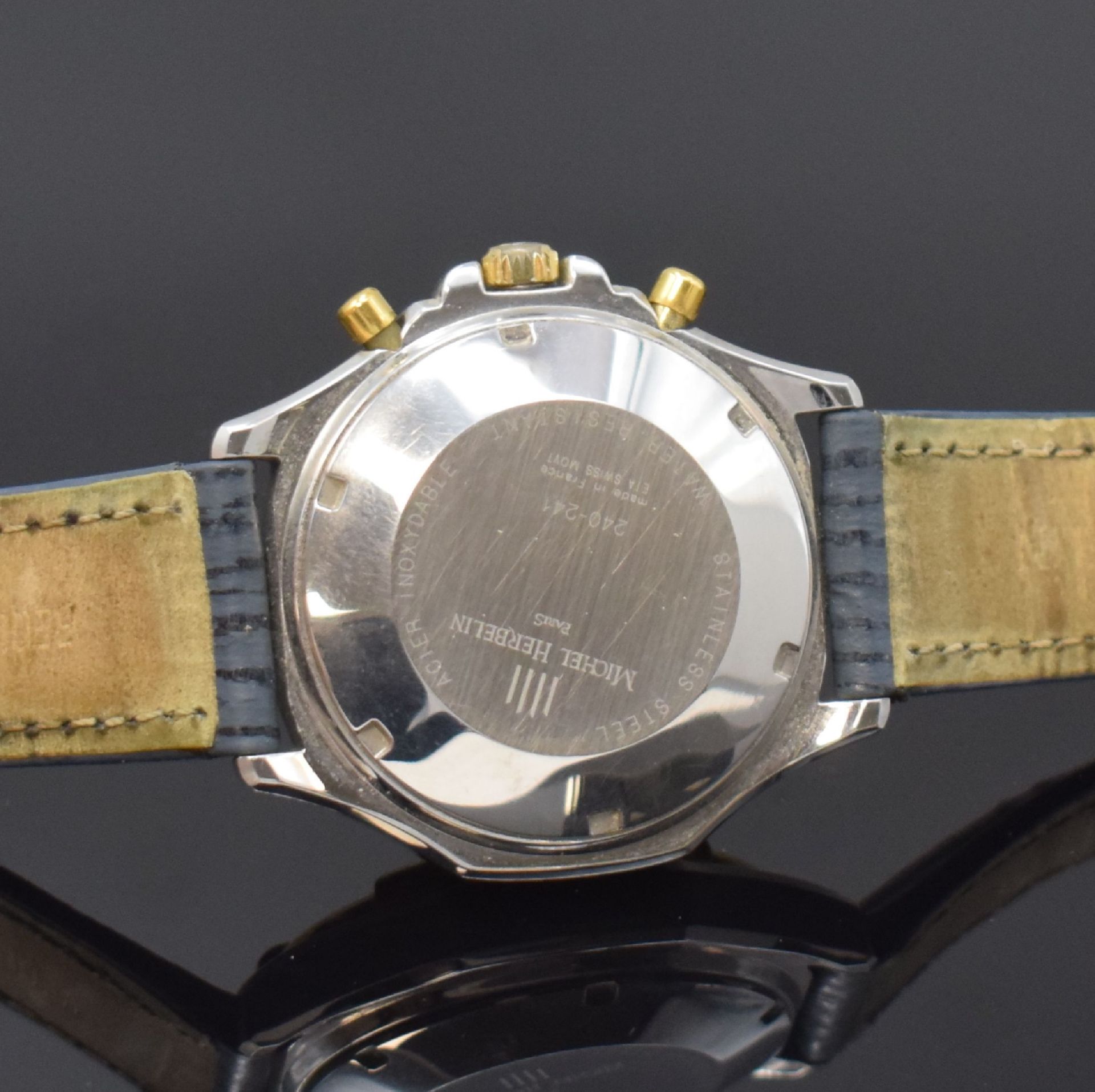 MICHEL HERBELIN Armbandchronograph Serie Safari, - Bild 5 aus 5