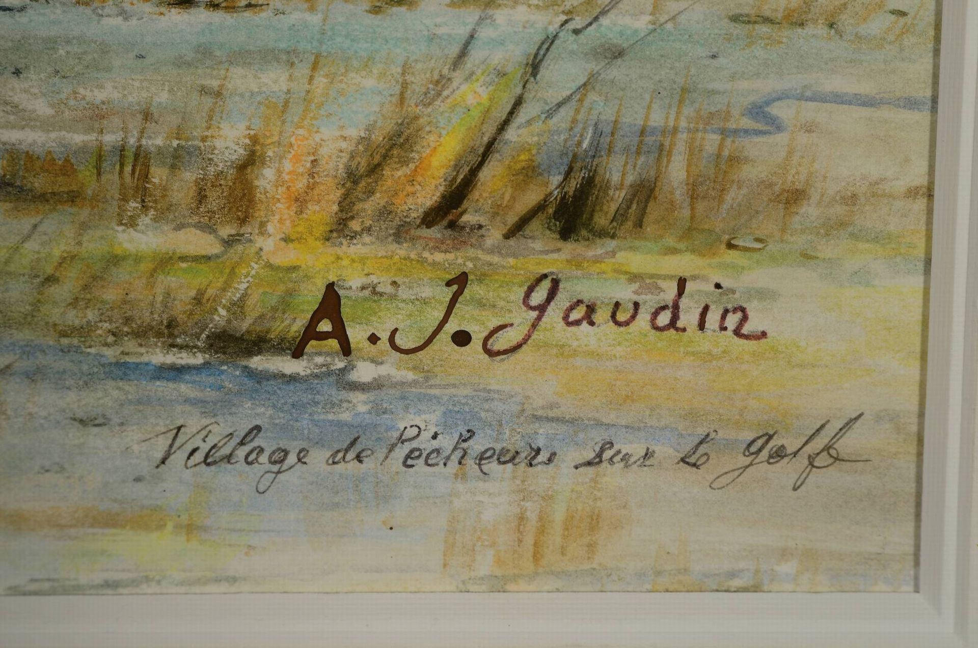 A. J. Gaudin, französischer Künstler, 2. Hälfte 20. Jh., - Image 2 of 3