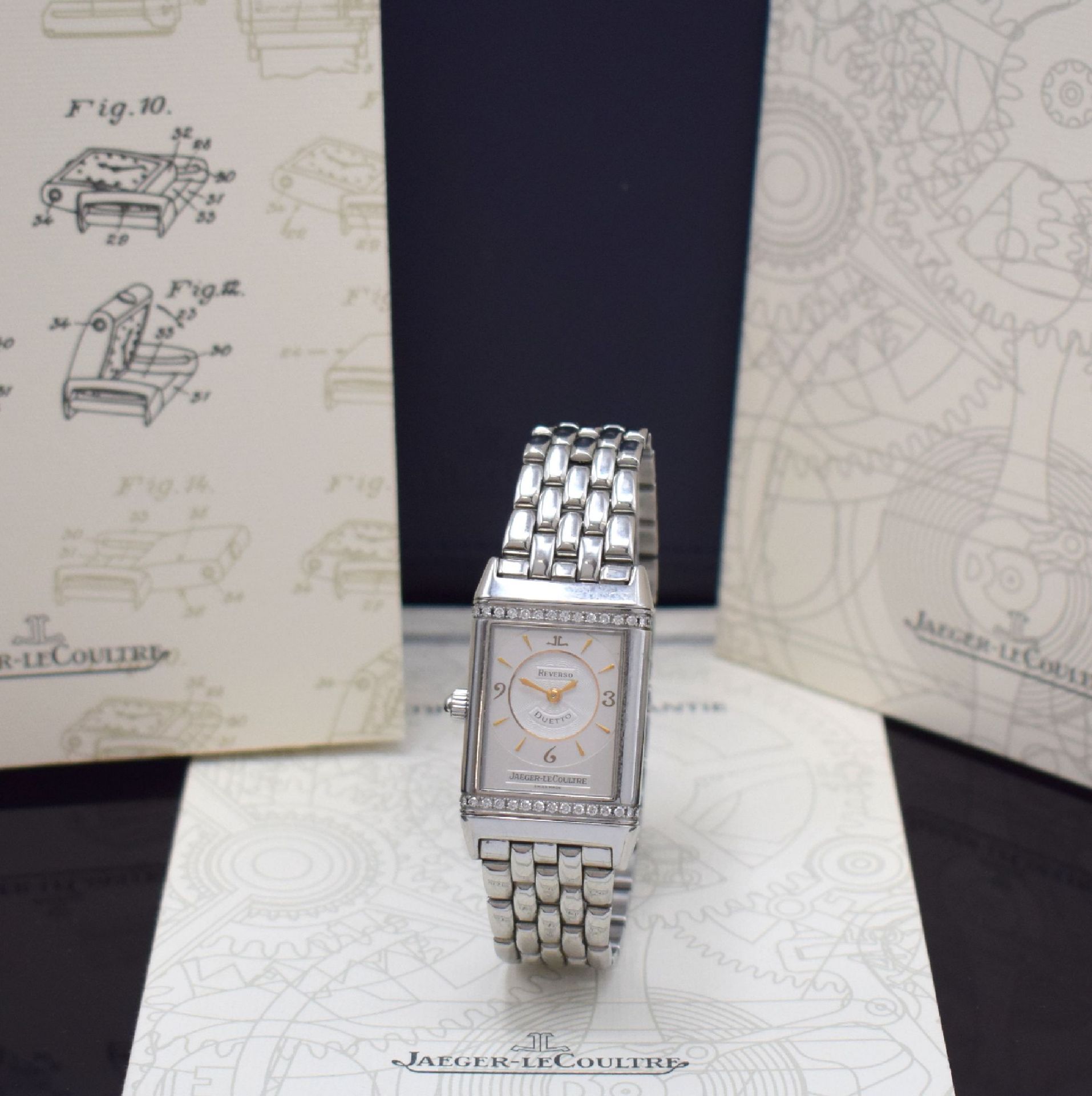 Jaeger-LeCoultre Damenarmbanduhr Reverso Duetto Referenz