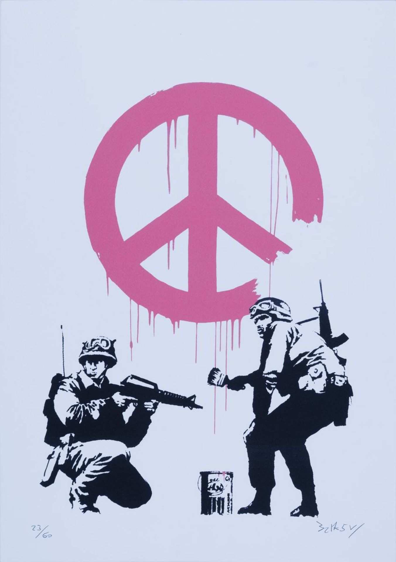 nach Banksy, CND Soldiers, Campaign for NuclDisarmament, - Bild 2 aus 2