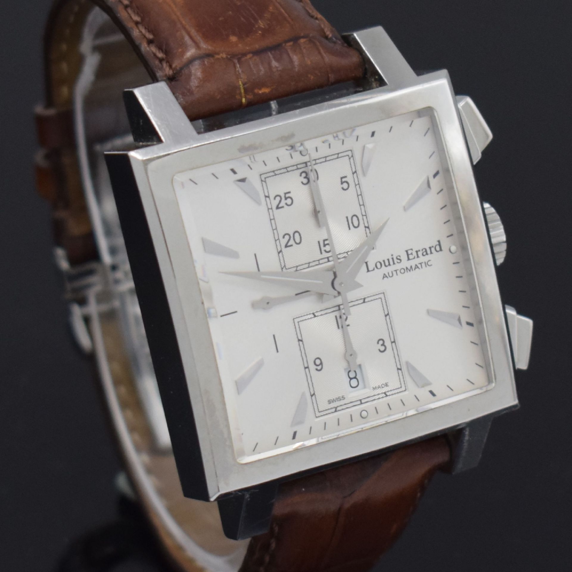 LOUIS ERARD Armbandchronograph La Karree, Automatik, - Image 4 of 5