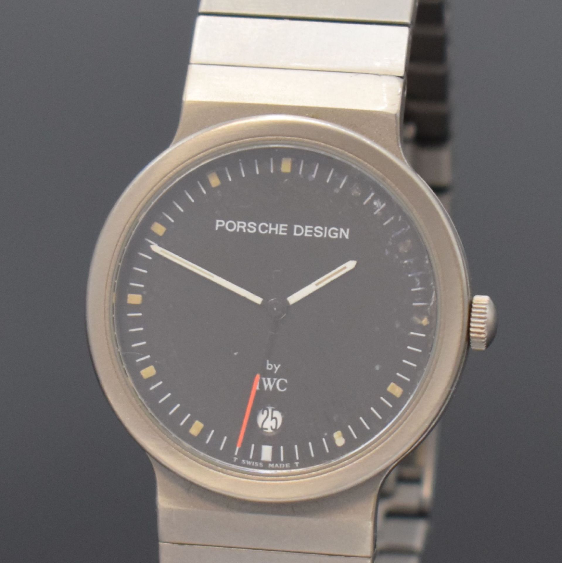 IWC Porsche Design Armbanduhr in Titan, Schweiz um 1995, - Image 2 of 5