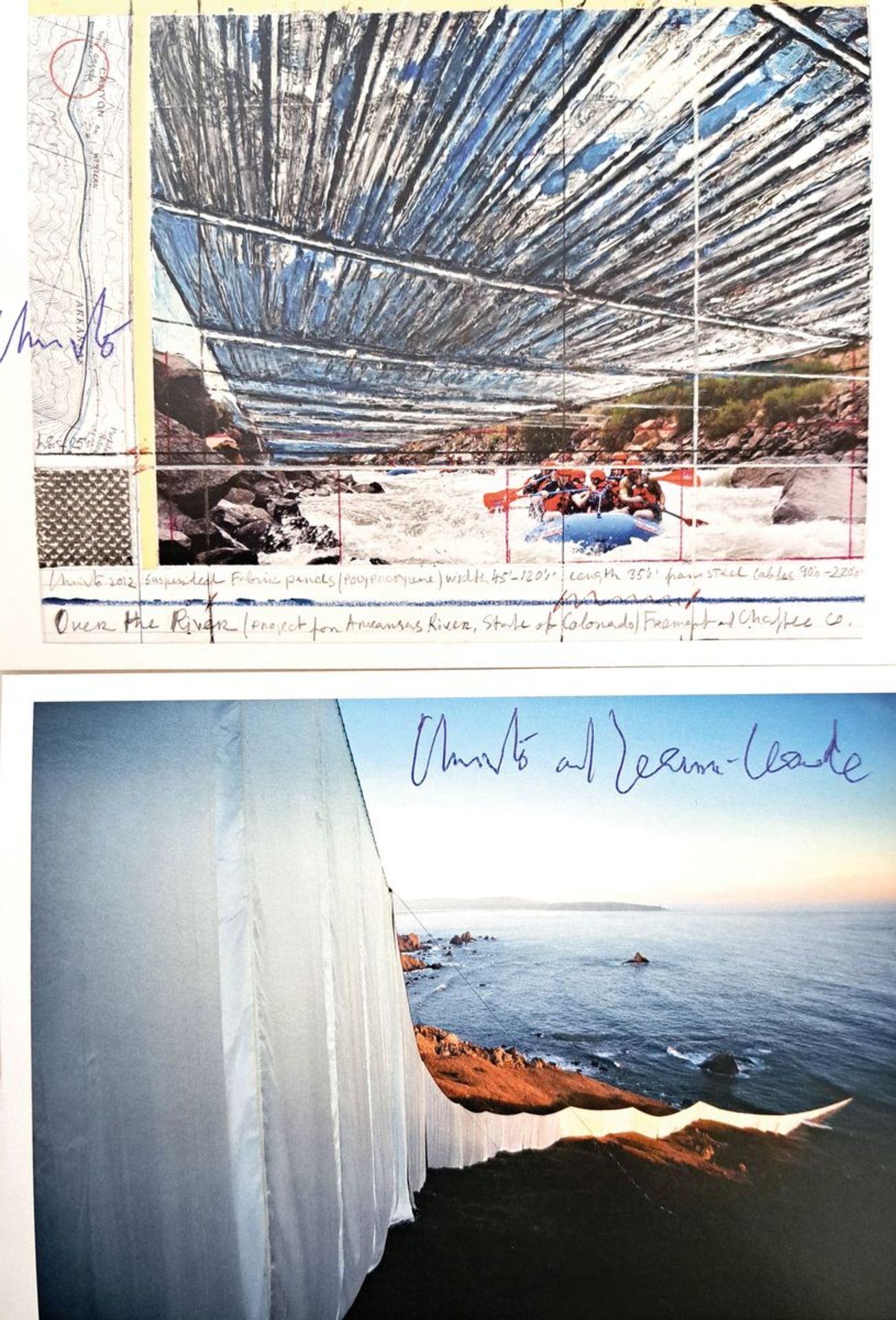 Christo, Konvolut aus 3 Offsets aus verschiedenen - Image 2 of 4