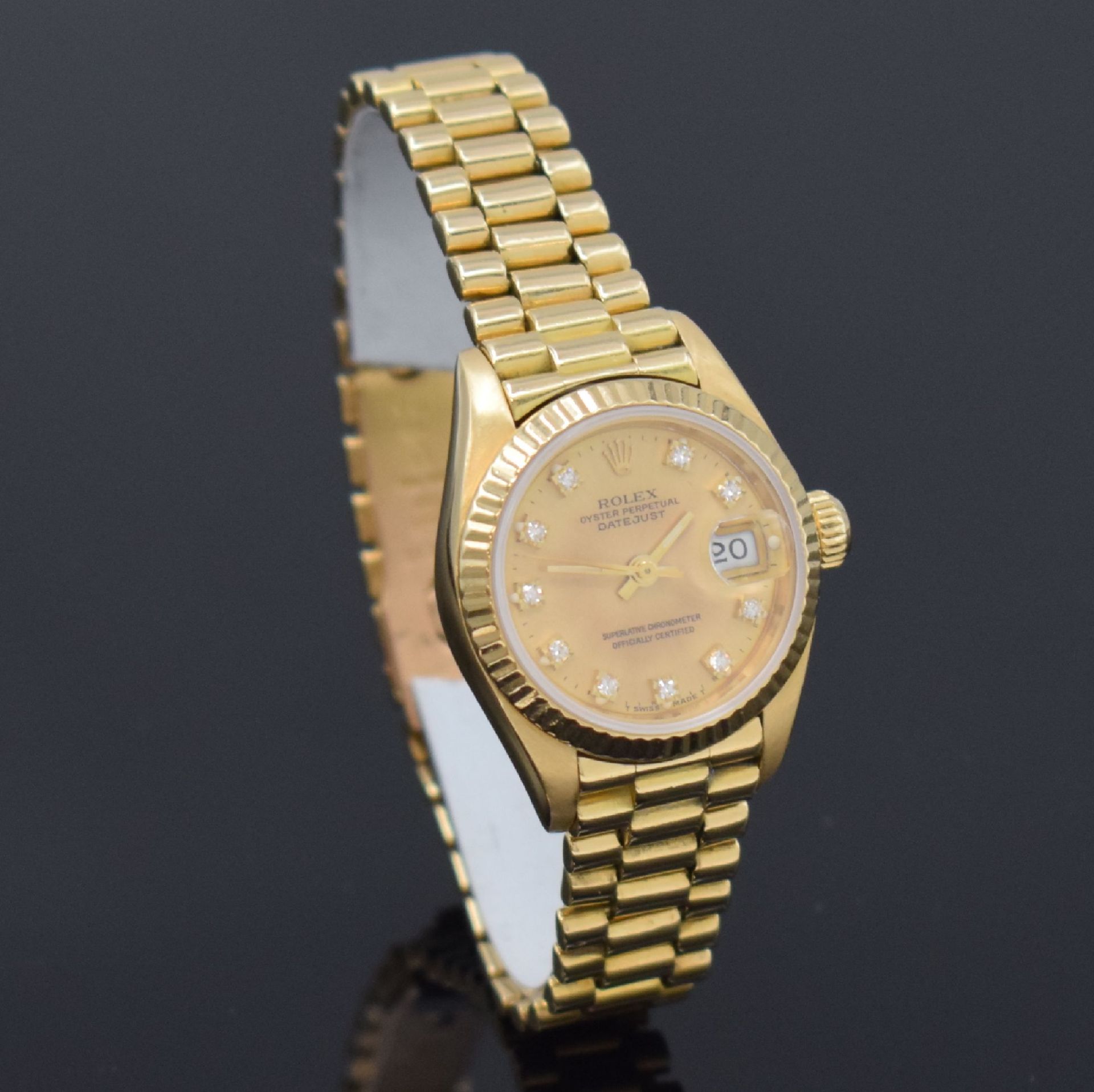 ROLEX Damenarmbanduhr Oyster Perpetual Datejust Referenz - Image 3 of 5