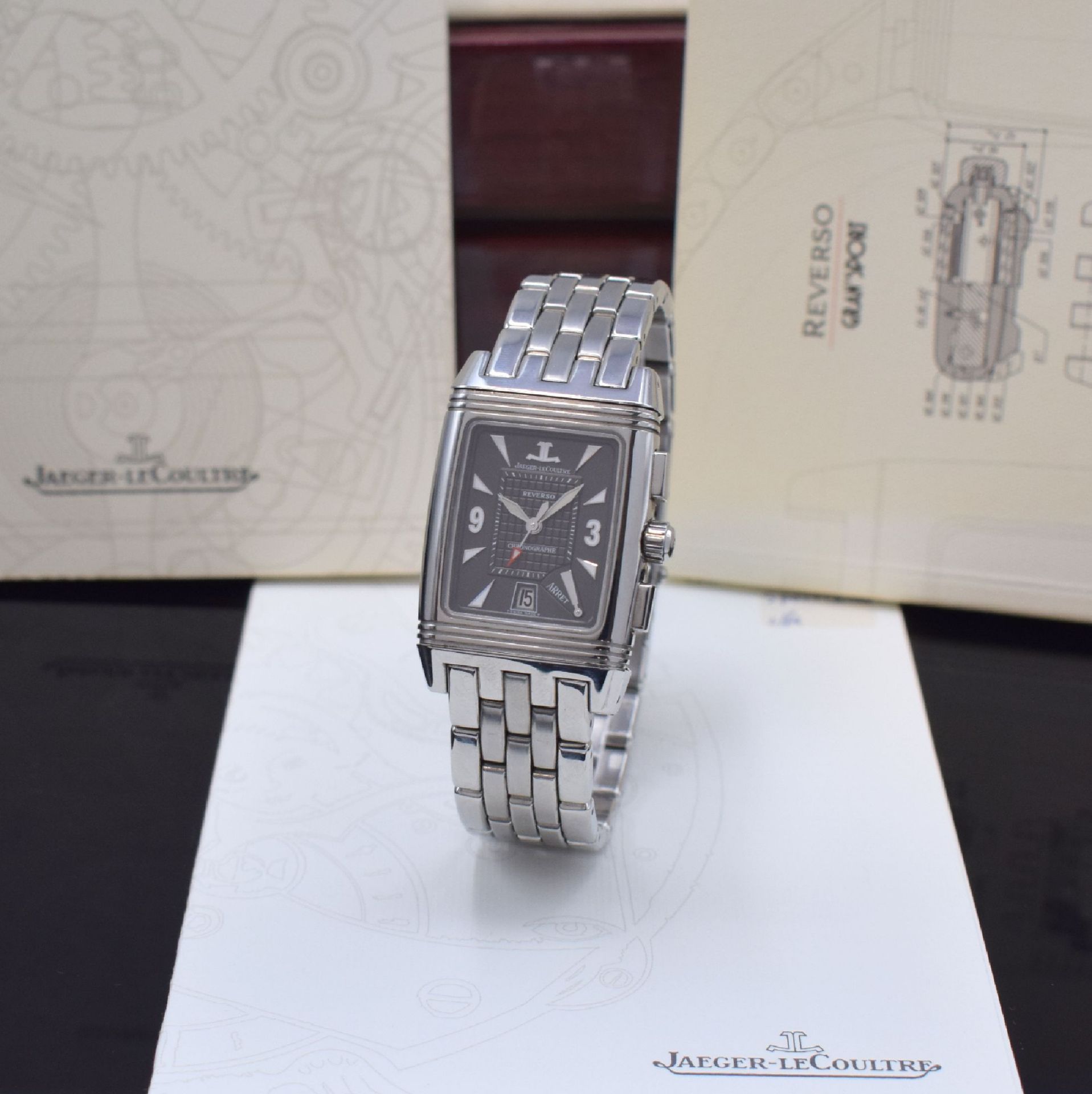 Jaeger-LeCoultre Herrenarmbanduhr Modell Reverso Gran