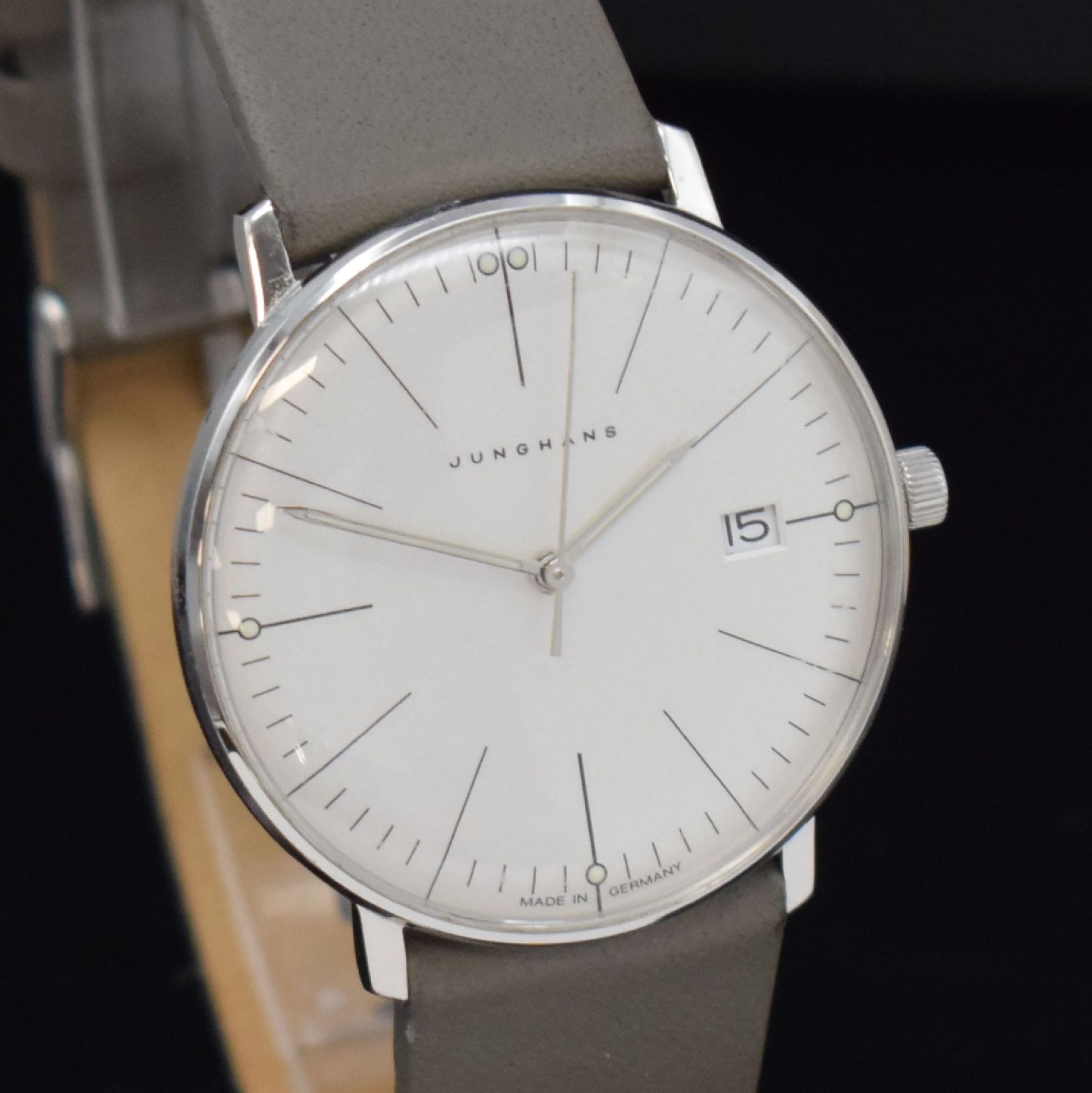 JUNGHANS Max Bill Design Armbanduhr in Stahl Referenz - Image 5 of 6