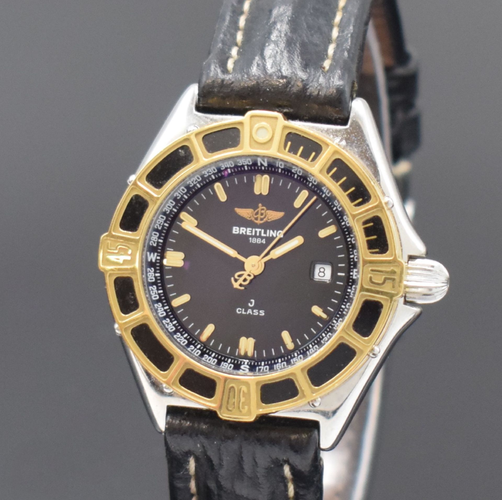 BREITLING J Class Damenarmbanduhr in Stahl, Schweiz um - Bild 2 aus 5