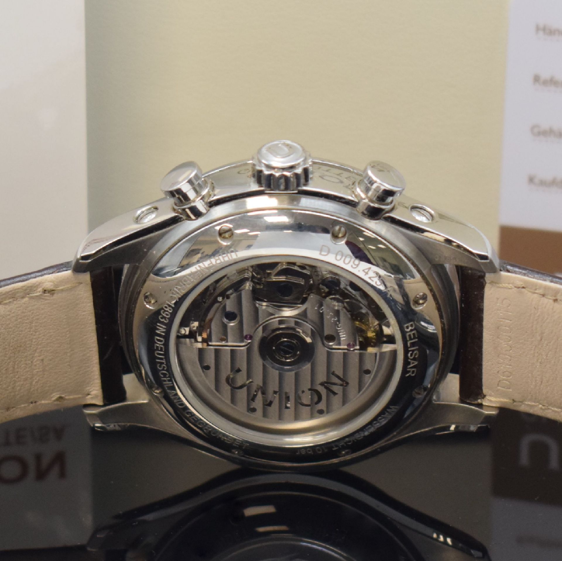 UNION GLASHÜTTE/SA Belisar Herrenarmbanduhr in Stahl - Image 5 of 7