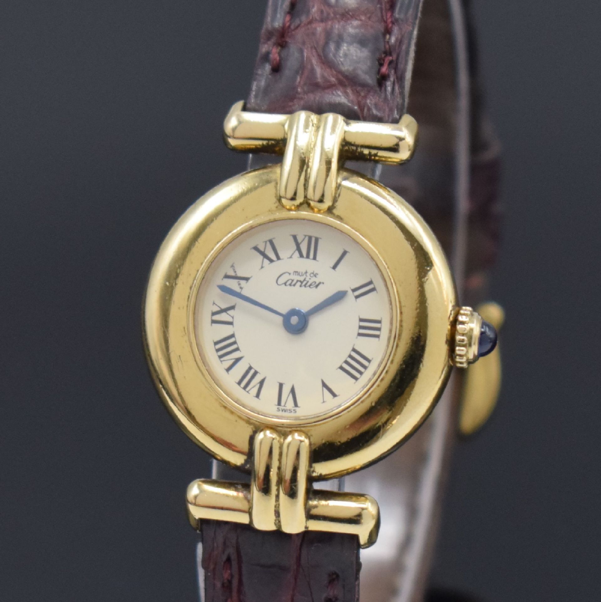 CARTIER Damenarmbanduhr Vermeil Referenz 590002, Schweiz - Bild 2 aus 5