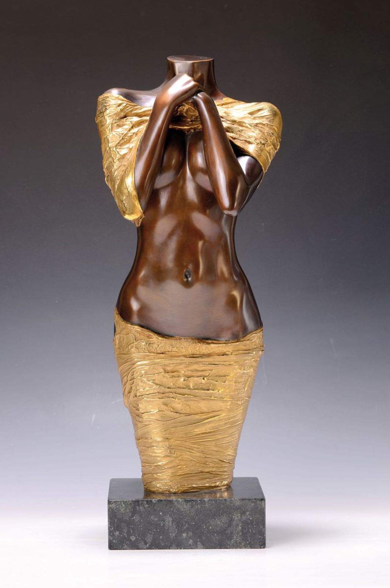 Willi Kissmer, 1951-2018, Bronze-Skulptur, stehender - Bild 2 aus 2