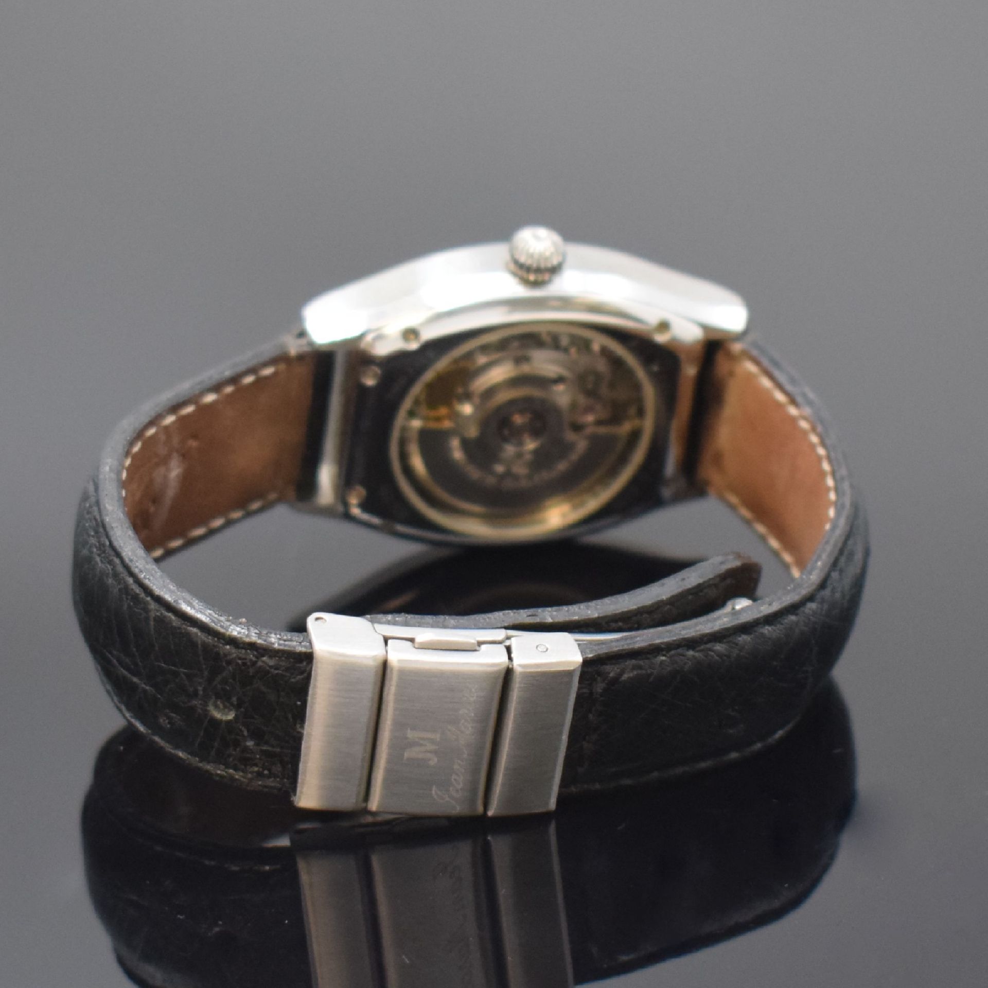 JEAN MARCEL Herrenarmbanduhr mit wandernder springender - Bild 3 aus 6