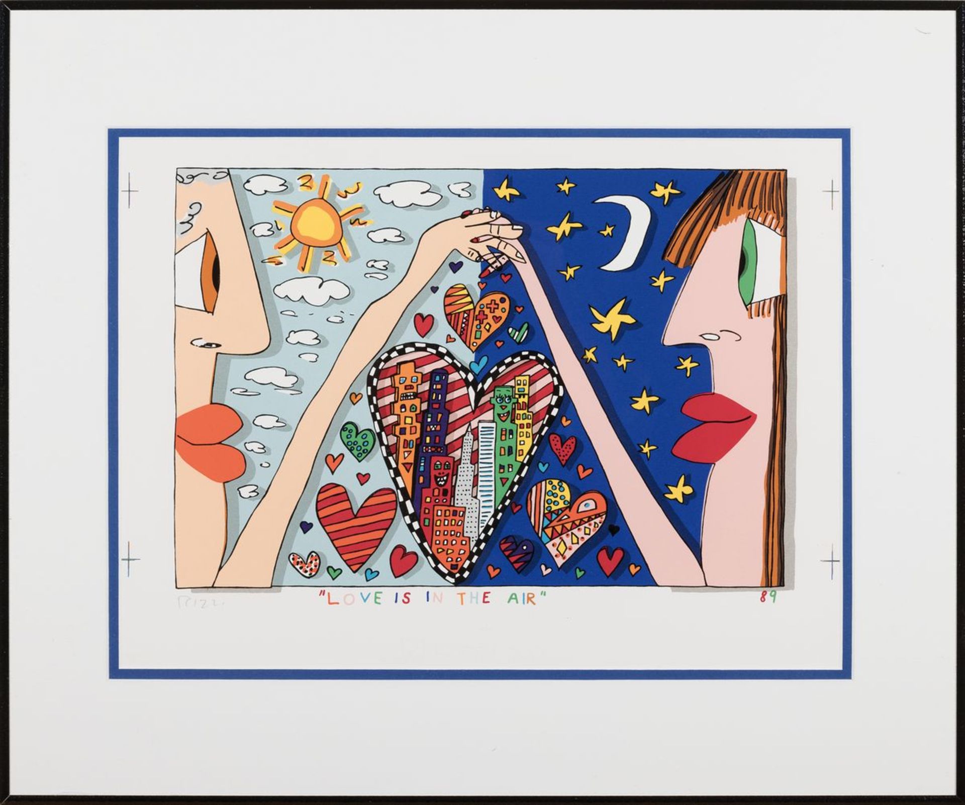 James Rizzi, 1950-2011, 'Love is in the Air', - Image 2 of 2