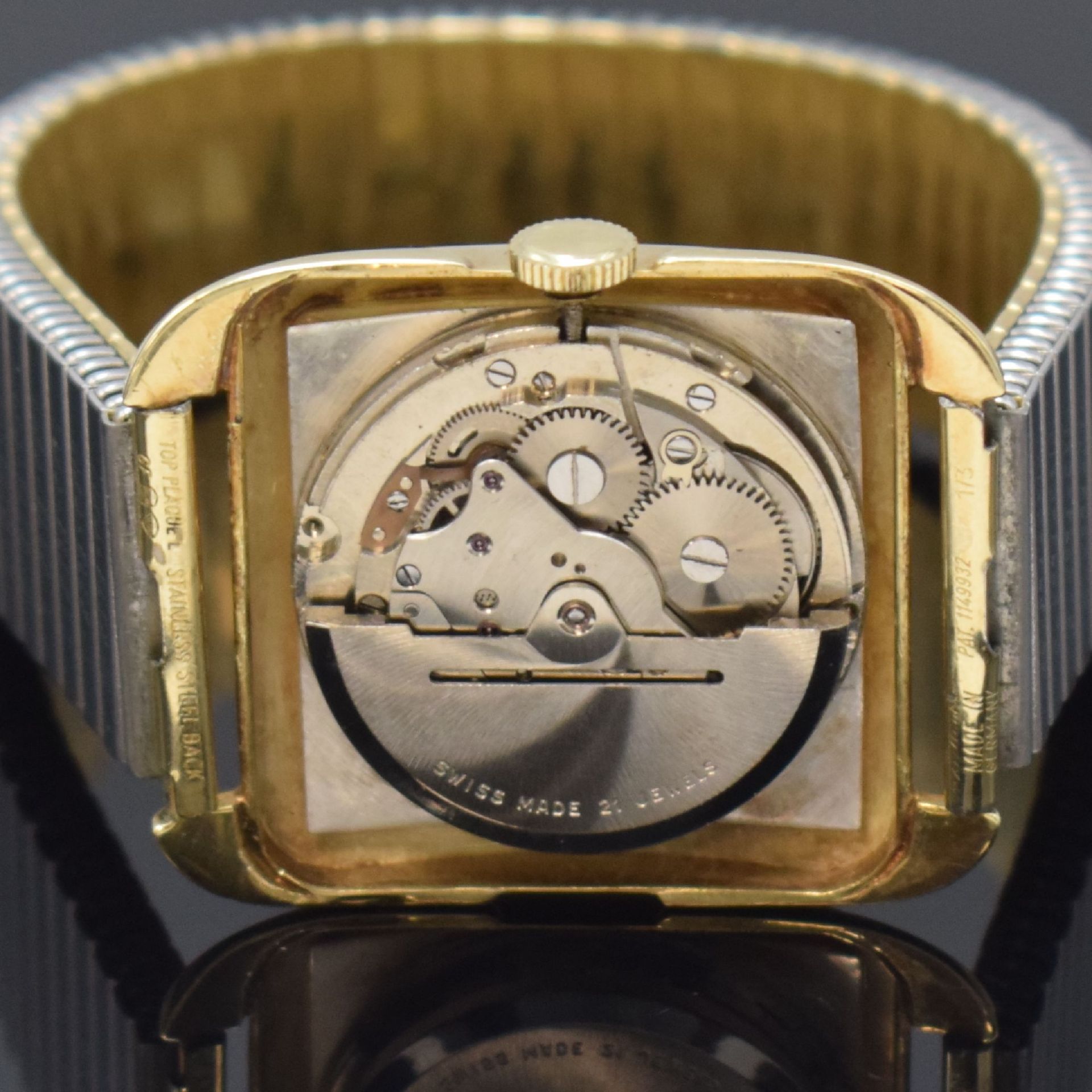 RENZ Armbanduhr in GG 585/000, Schweiz um 1950, - Bild 5 aus 6