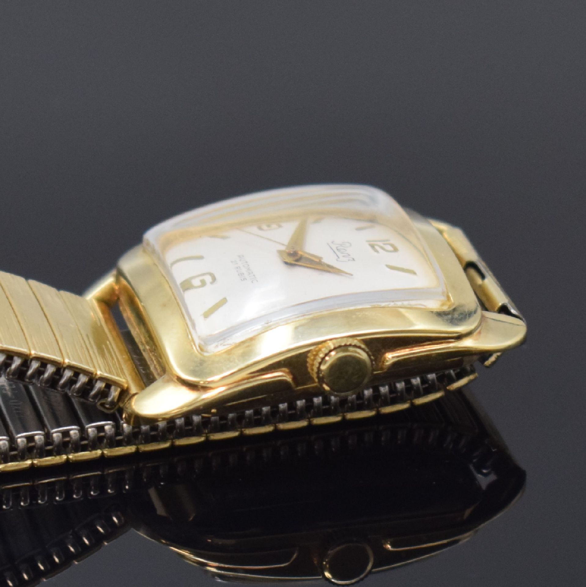 RENZ Armbanduhr in GG 585/000, Schweiz um 1950, - Bild 3 aus 6