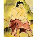 Senta Geissler, 1902 Heidelberg - 2000, sechs Aquarelle,