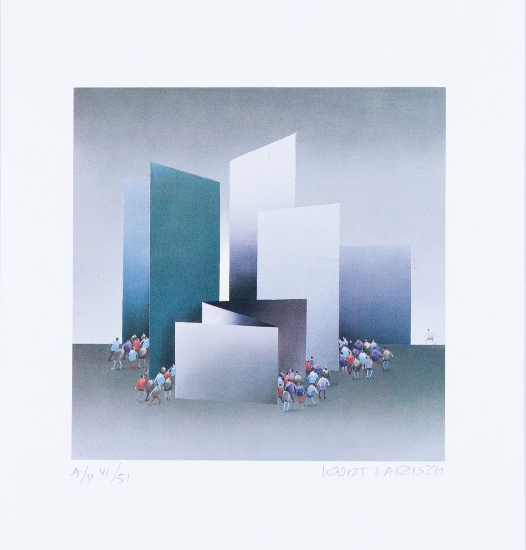 Kurt Larisch, 1913-2009, Grafik, handsign., num., ca. - Image 2 of 2