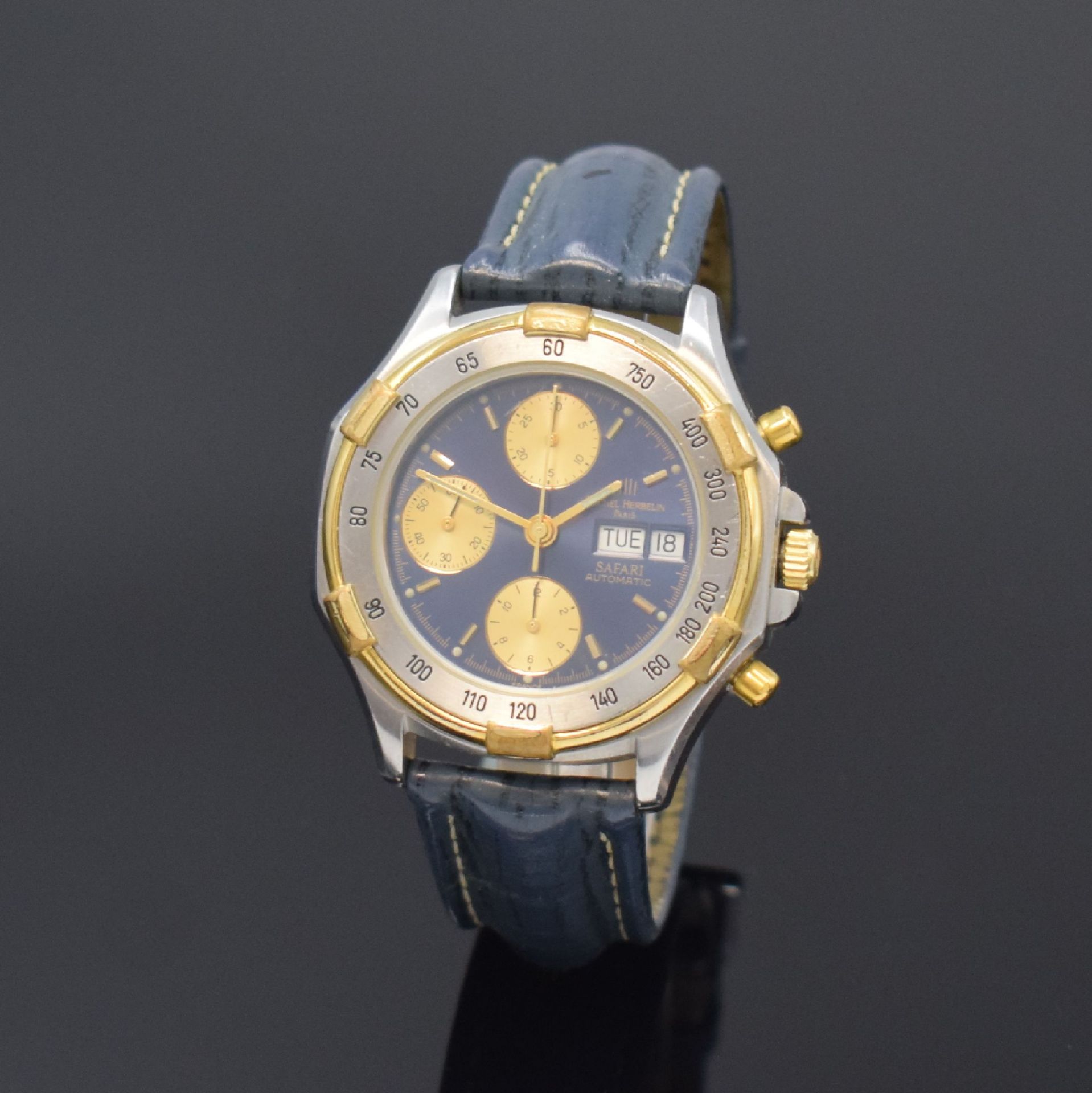MICHEL HERBELIN Armbandchronograph Serie Safari,
