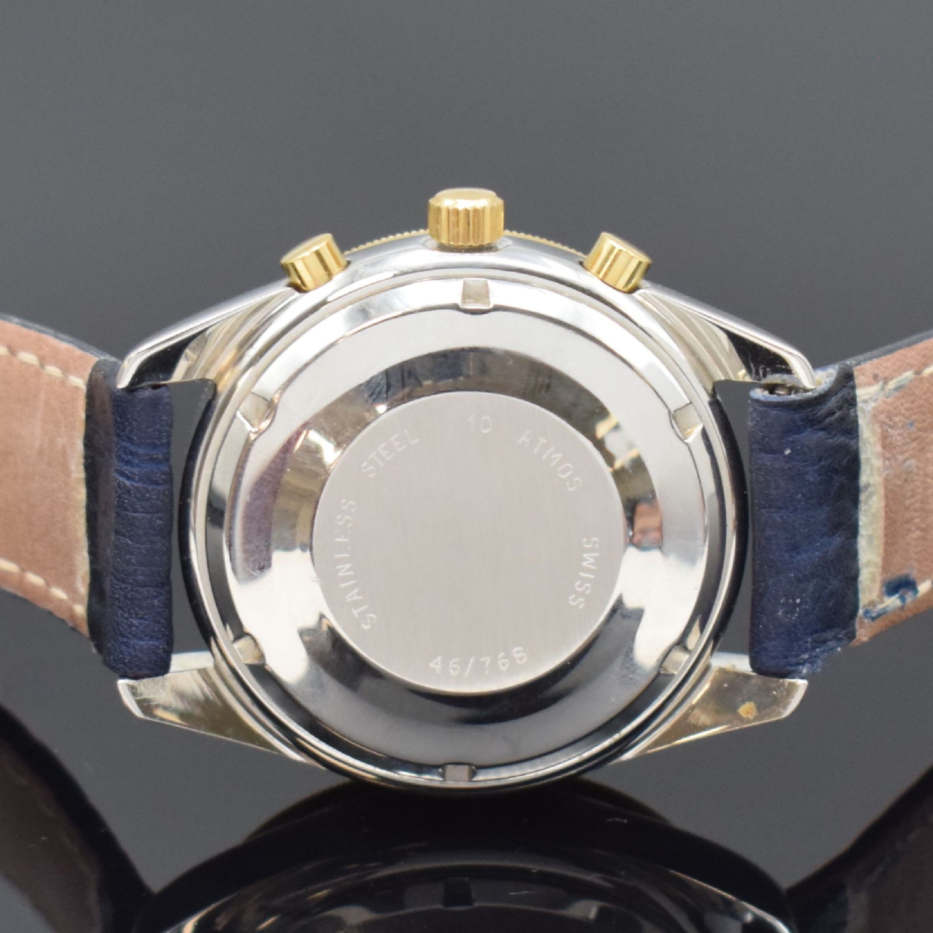 JAQUET GIRARD Armbandchronograph in Stahl, Automatik, - Image 4 of 6